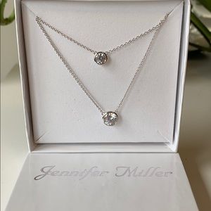 Jennifer Miller - LAYERED SOLITAIRE NECKLACE